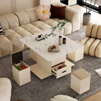Modern Lift-Top Coffee Table – Expandable Design