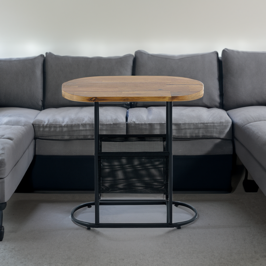 Acacia Side Table Oval Shape