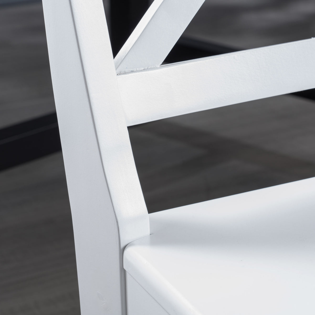 Roshan Farmhouse Dining Chairs Set of 2 White