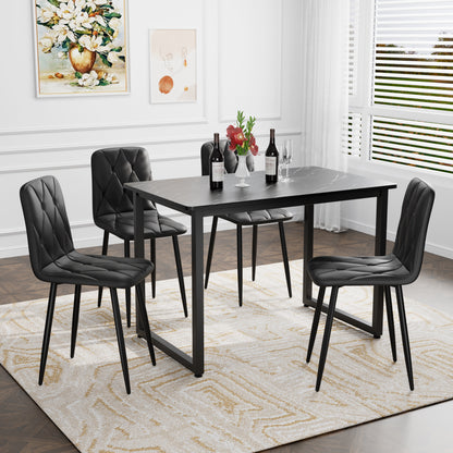 Modern Dining Chairs Set of 4 Gray