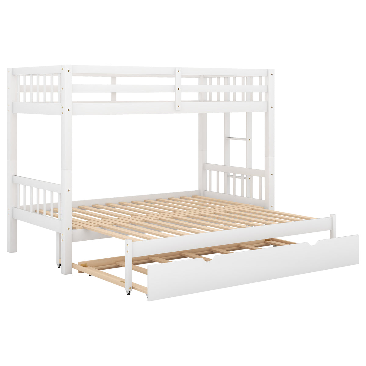 Pull-Out Bunk Bed White