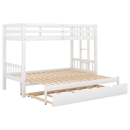 Pull-Out Bunk Bed White