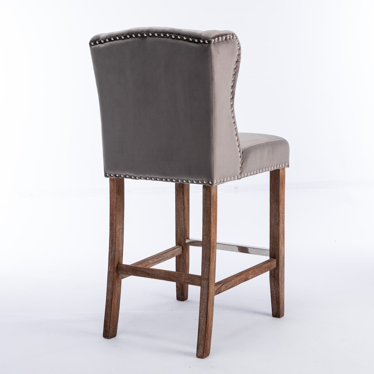 A&A Upholstered Bar Stools Set of 2
