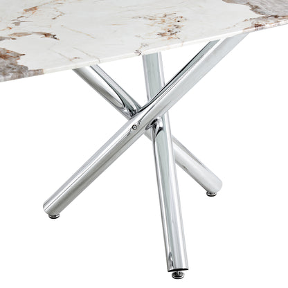 Modern Rectangular Dining Table for 6–8