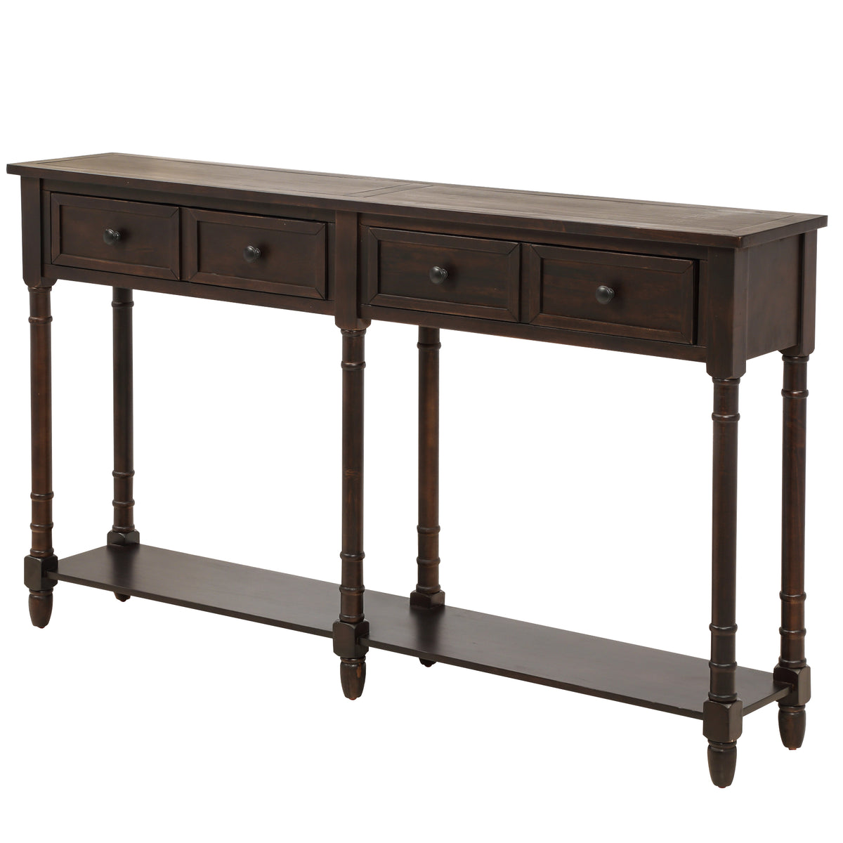Console Table with Storage Espresso
