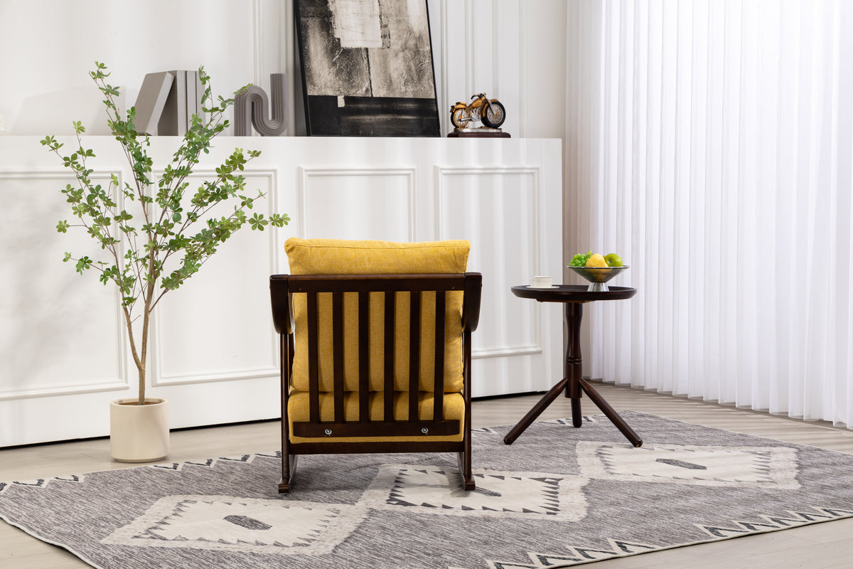 Woven Mid-Century Armchair Beige