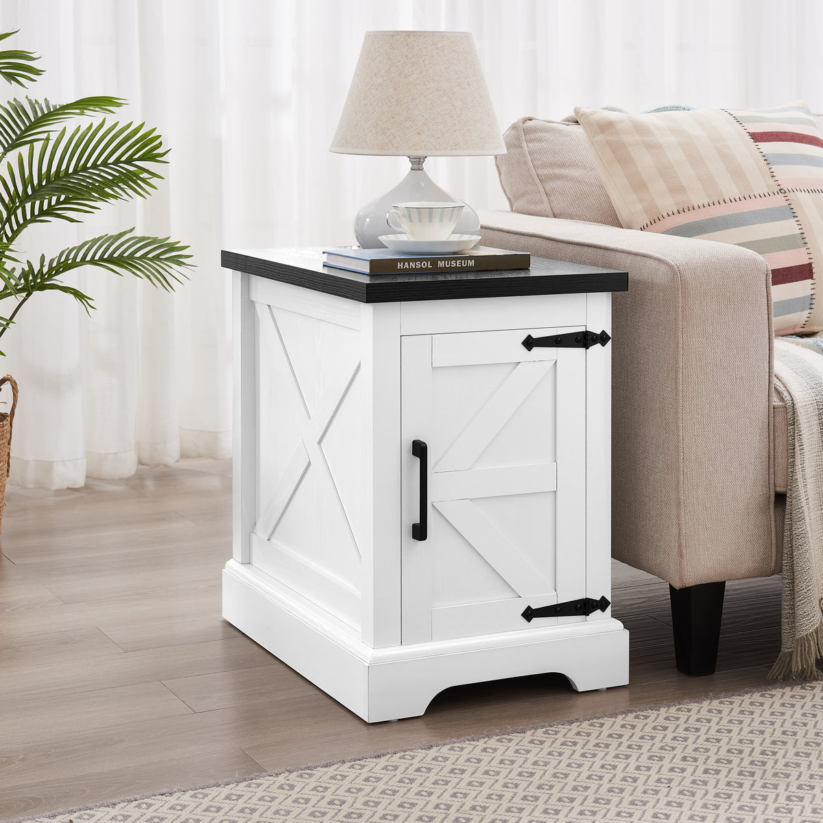 Farmhouse Nightstand – Natural Pine Finish