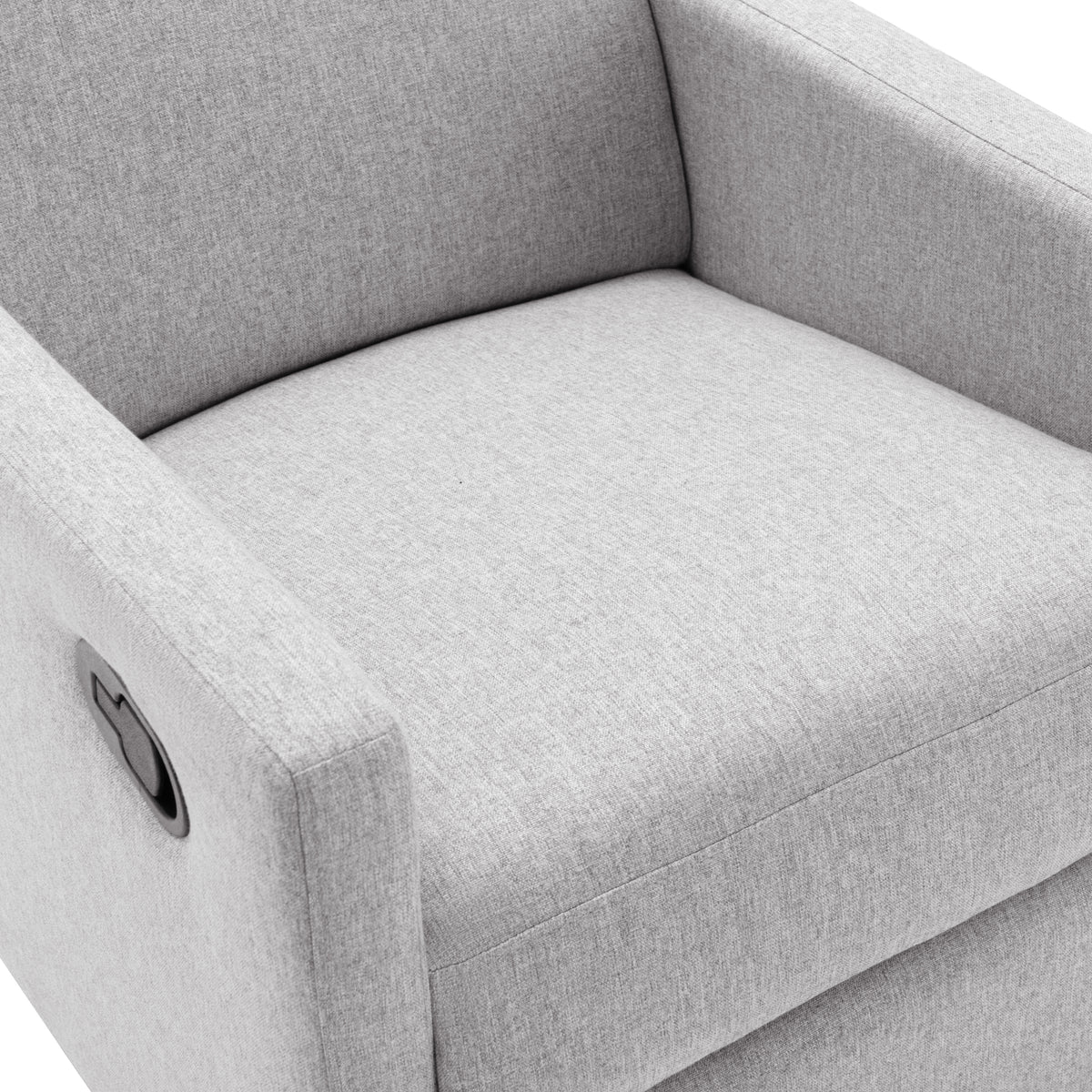 Upholstered Rocker Chair Gray
