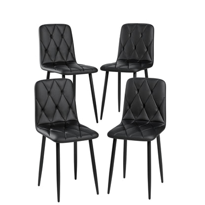 Modern Dining Chairs Set of 4 Gray