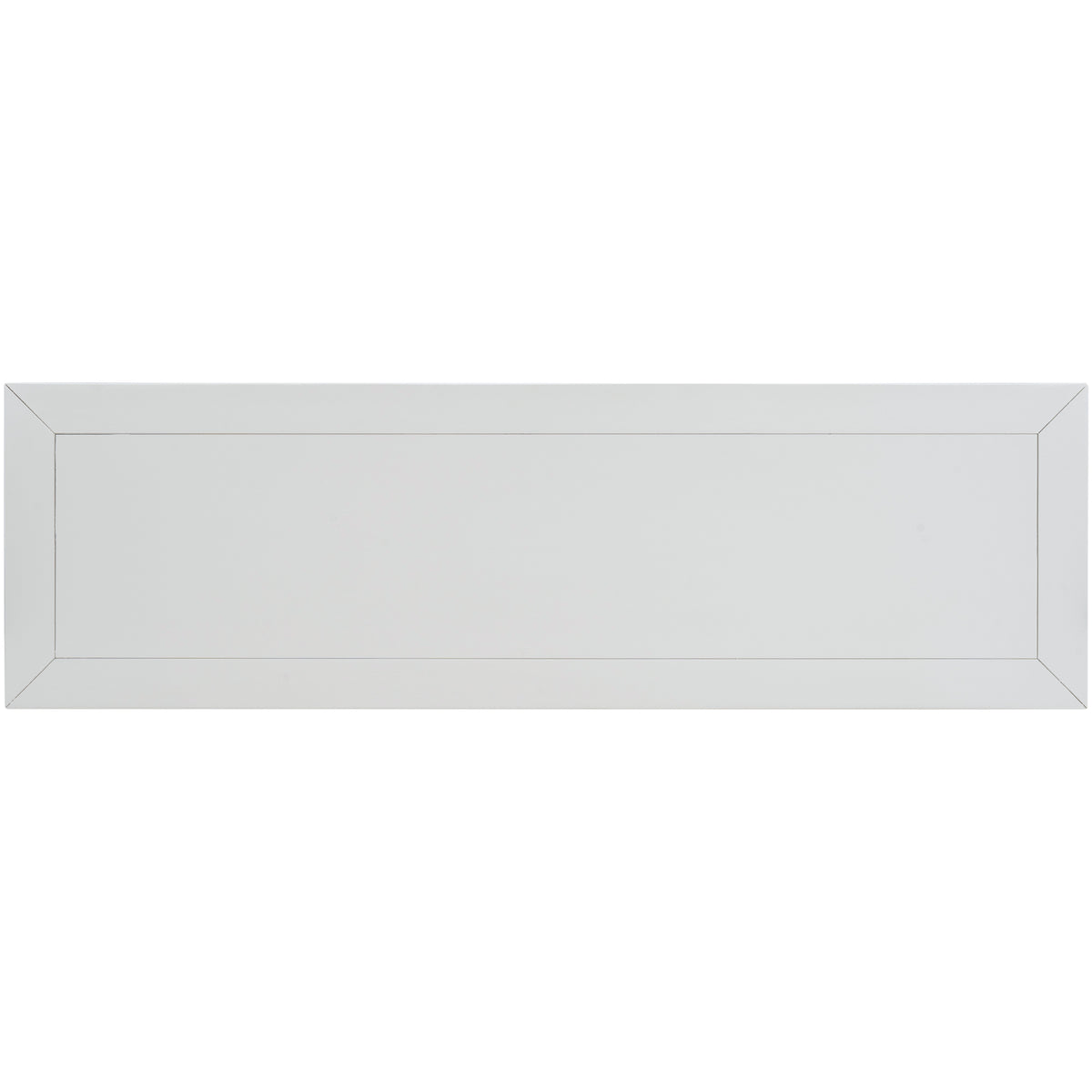 White Wood Console Table with Drawers