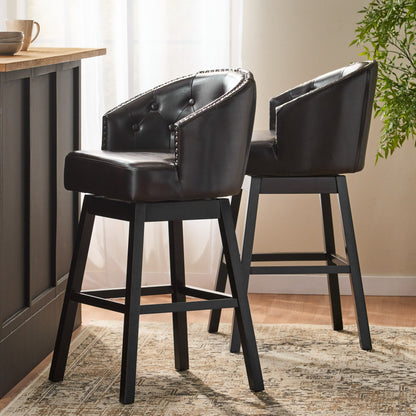 Ogden Swivel Barstools Set of 2