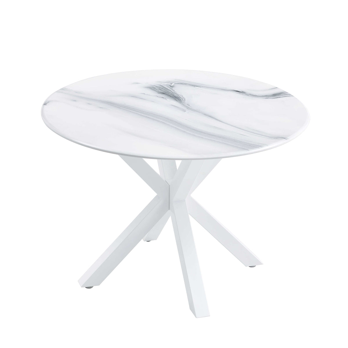White Dining Table Round