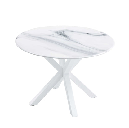 White Dining Table Round