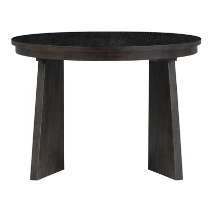 Retro Dining Set (5 pcs) – Espresso Finish