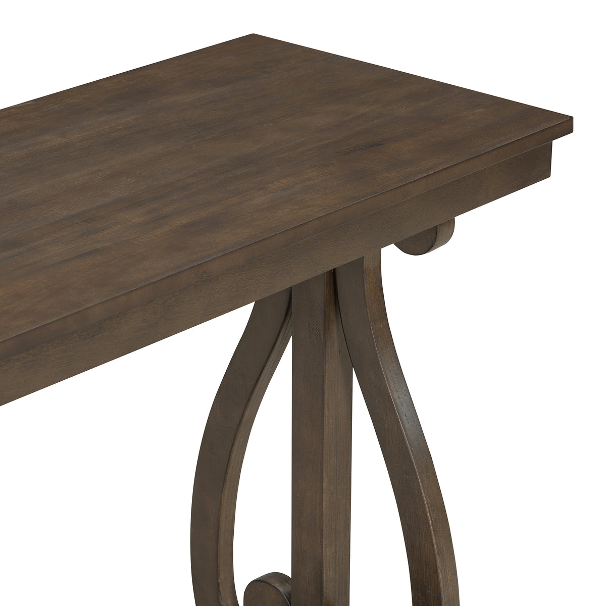 Walnut Farmhouse Console Table – 48”
