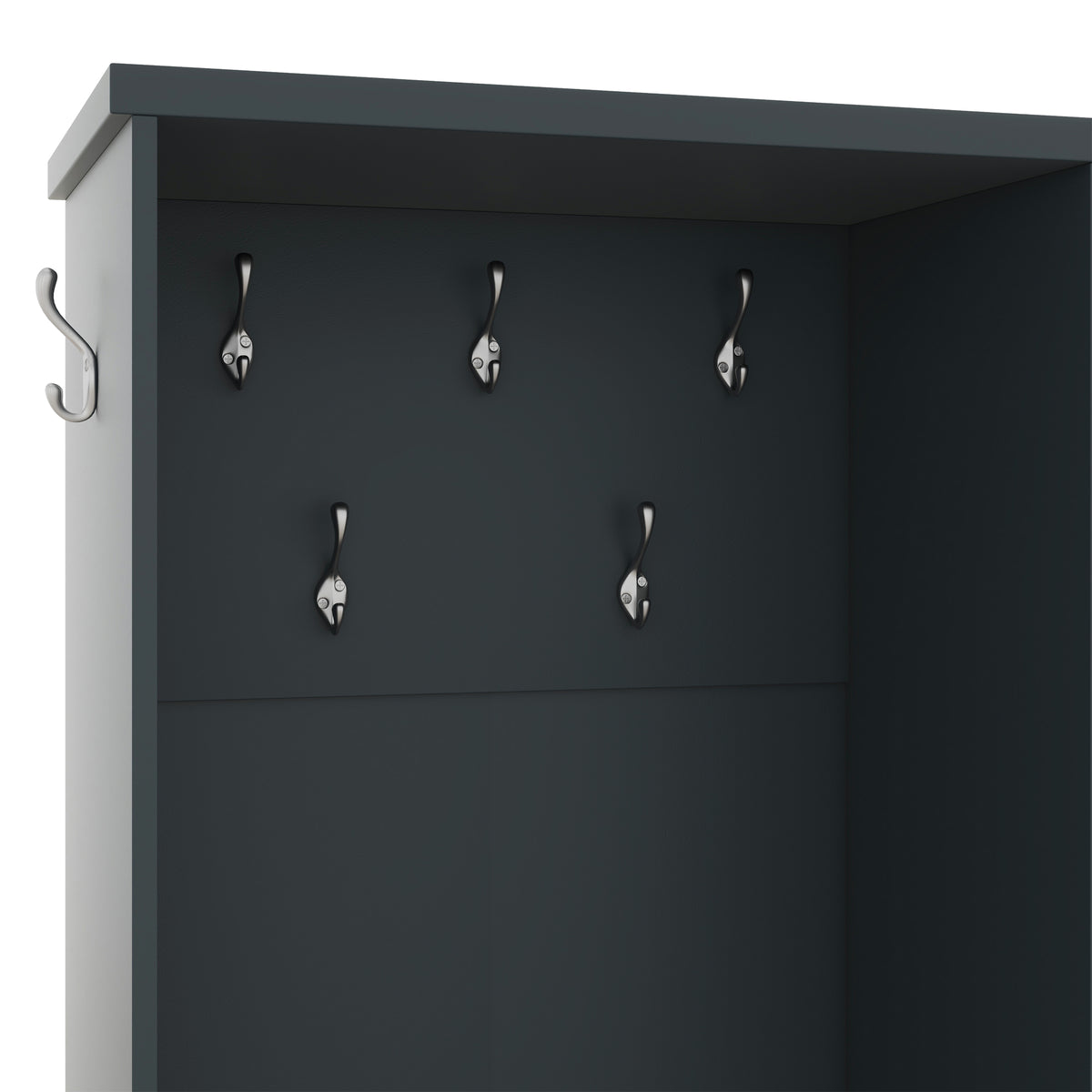 Hallway Storage Bench with Drawers Blue