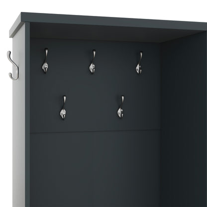 Hallway Storage Bench with Drawers Blue
