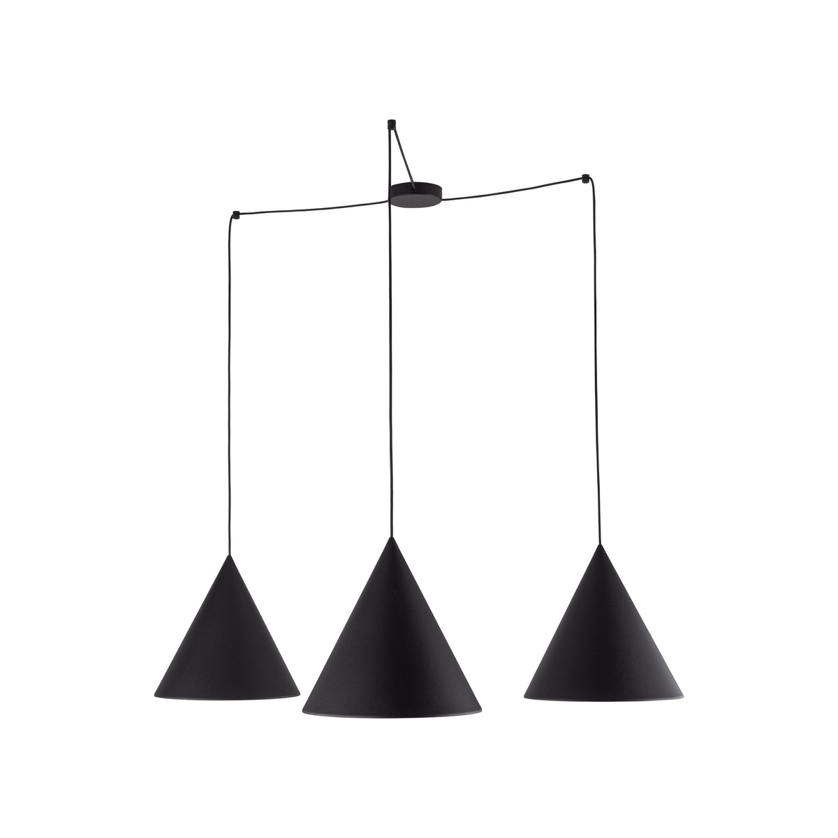 CONO Black Modern Minimalist  Suspension Light 3