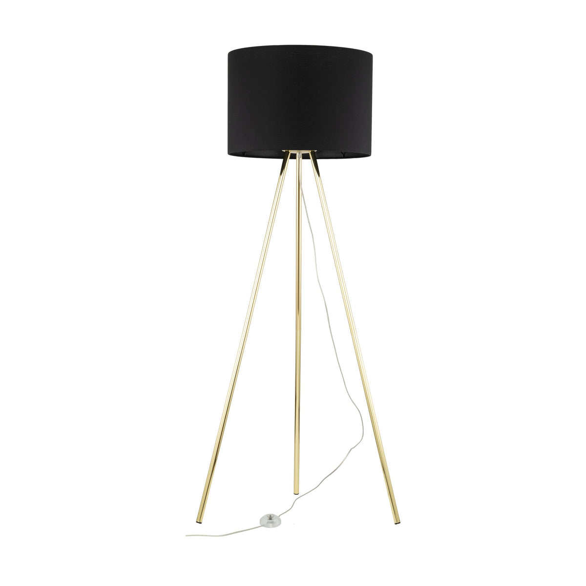 UMBERTO Black Modern  Floor Lamp