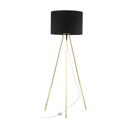 UMBERTO Black Modern  Floor Lamp