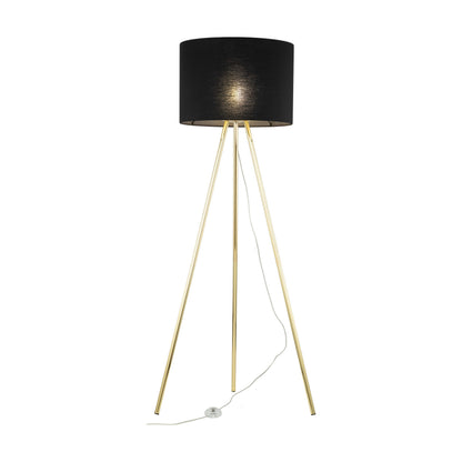 UMBERTO Black Modern  Floor Lamp