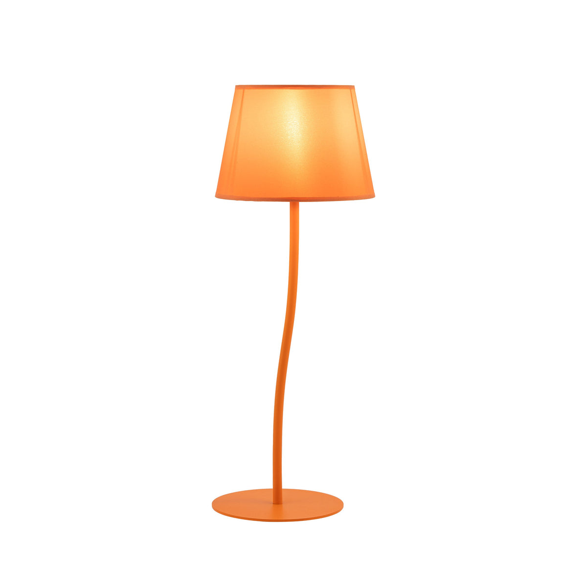 NICOLA Orange Mid-Century Modern Night Lamp