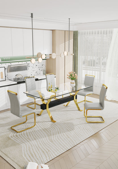 Tempered Glass Dining Table