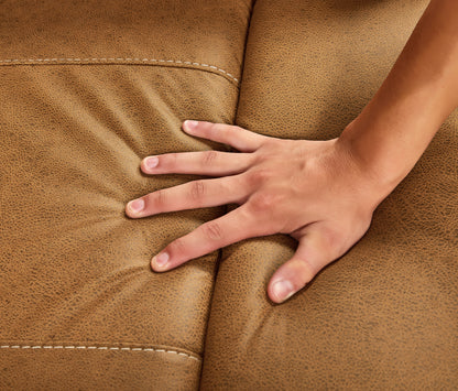 Dual-Motor Power Recliner – Coffee Brown
