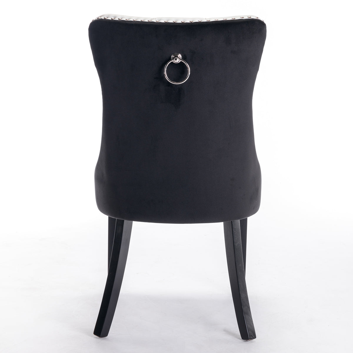 Modern PU Dining Chairs Set of 2 White