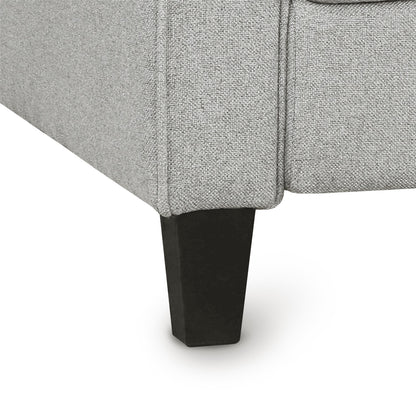 Contemporary Armrest Sofa – Light Gray
