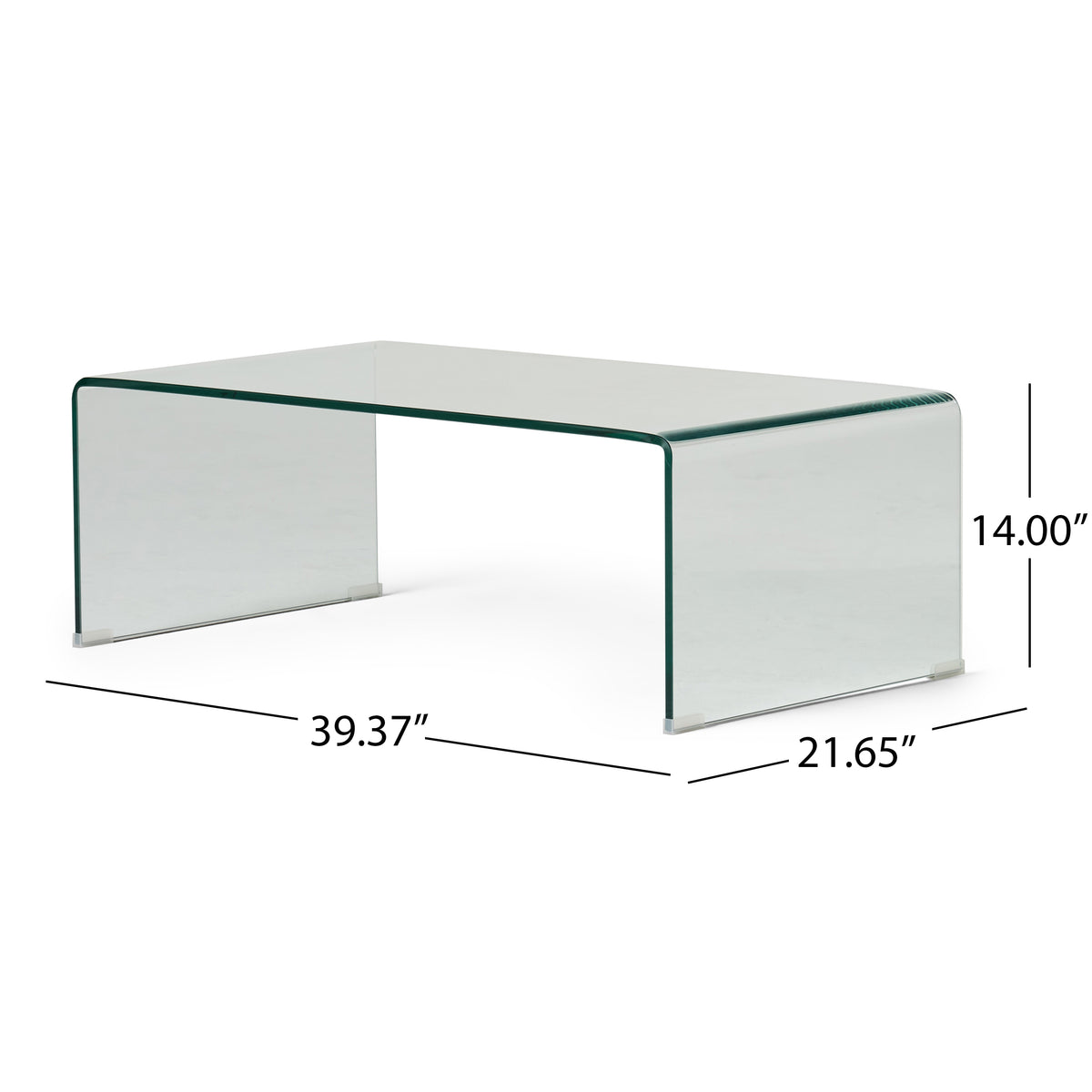 12mm Tempered Glass Coffee Table