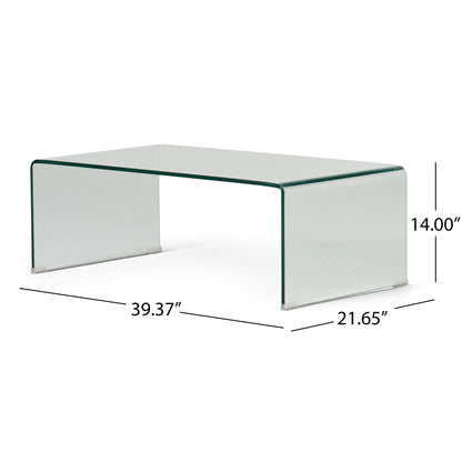 12mm Tempered Glass Coffee Table