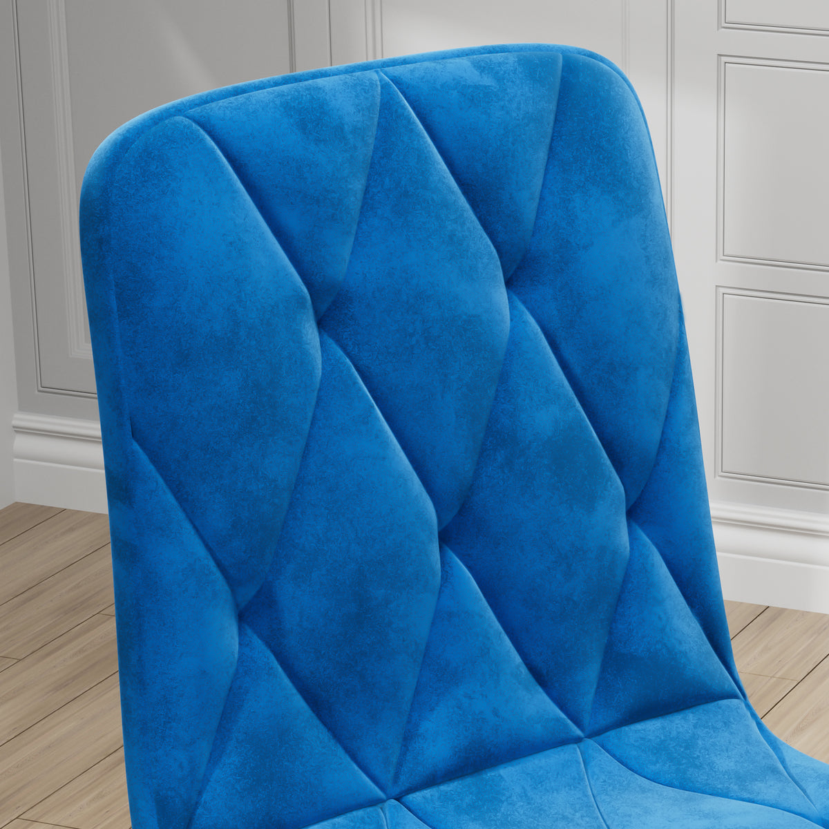 Velvet Dining Chair Set (4 pcs) – Modern Kitchen Style