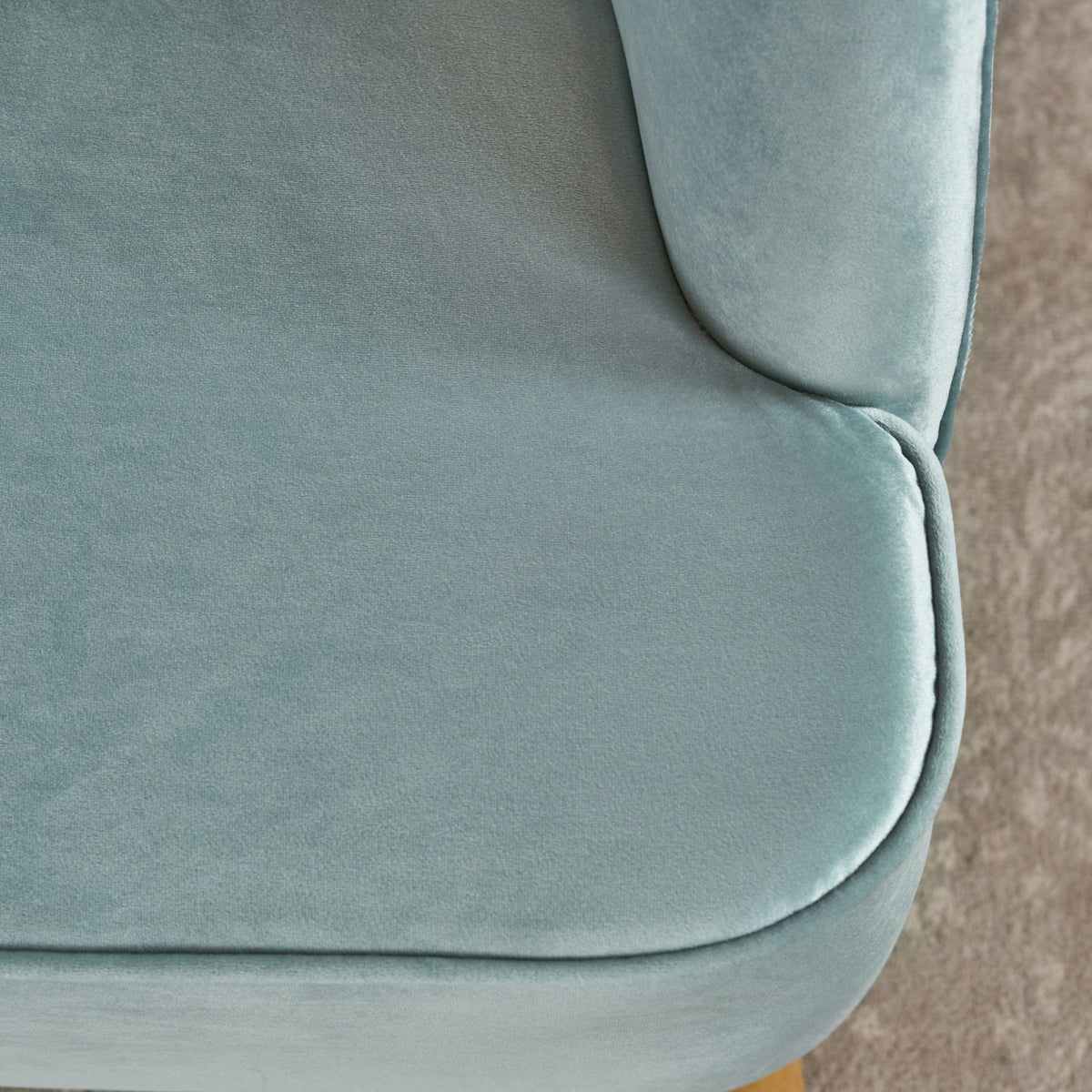 Velvet Accent Chair for Living Rooms Blue