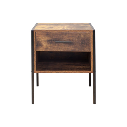 2-Piece Industrial Coffee Table Set – Modern Nesting Tables
