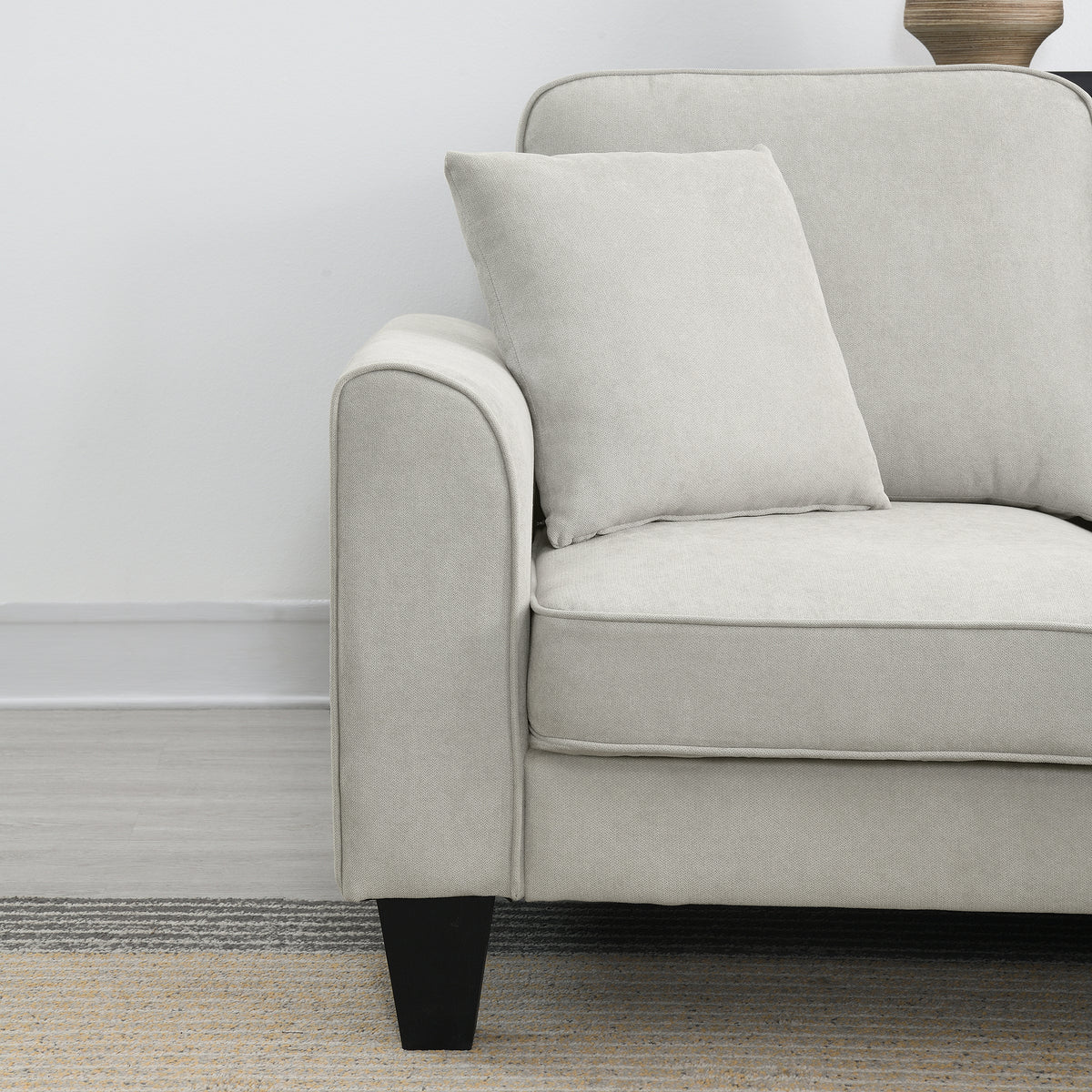 Modern Fabric Sectional Sofa – 7-Seater
