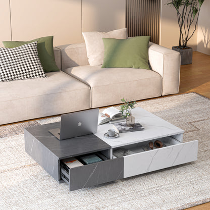 Black & White LED Coffee Table