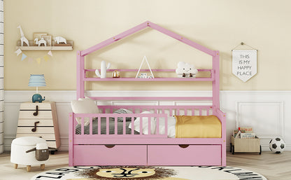 Full House Bed Pink