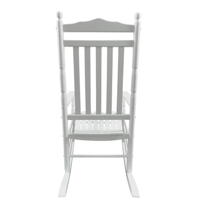 Classic White Porch Rocking Chair