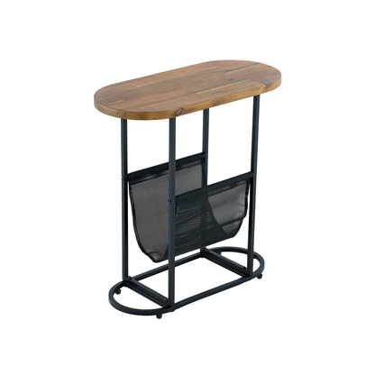 Acacia Wood Side Table Set (2 pcs)