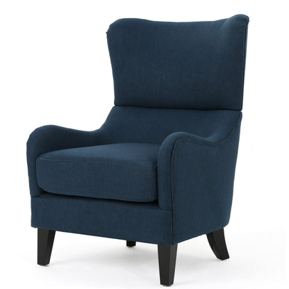 Hi-Back Quentin Sofa Chair Beige Linen