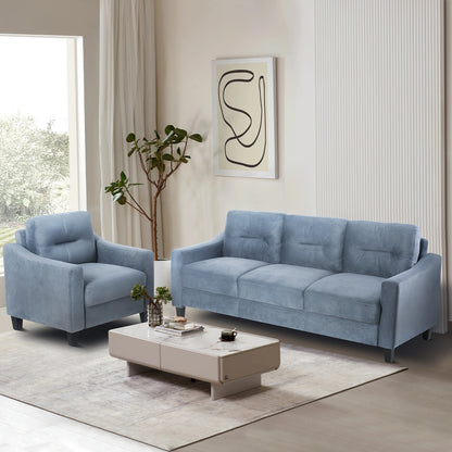 Gray Chenille Sectional Sofa