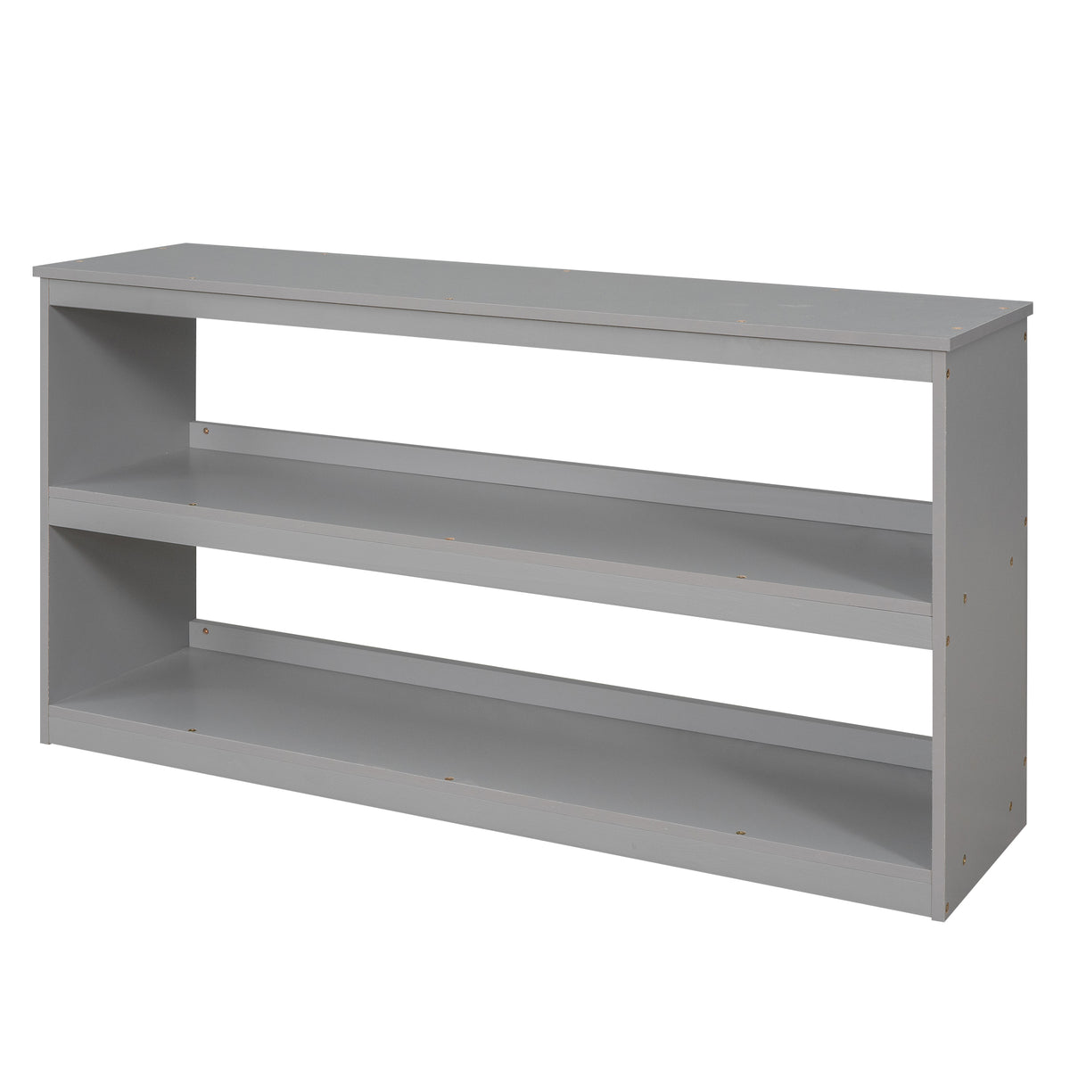 Full Loft Bed with Rolling Desk White
