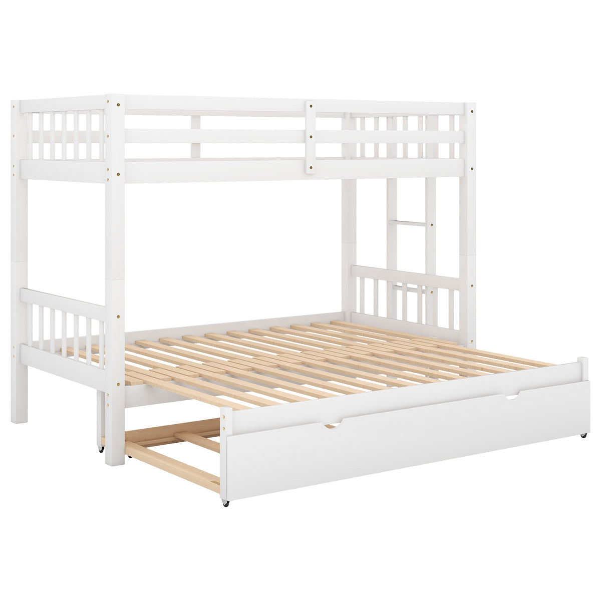 Pull-Out Bunk Bed White