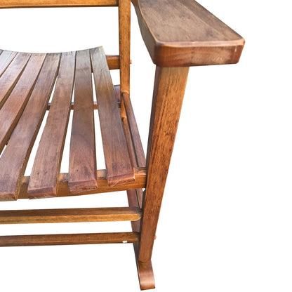 Classic Brown Porch Rocking Chair (Variant 2)