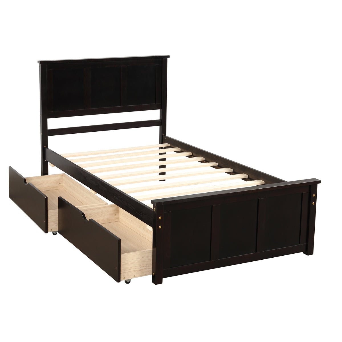 Twin Storage Bed Espresso