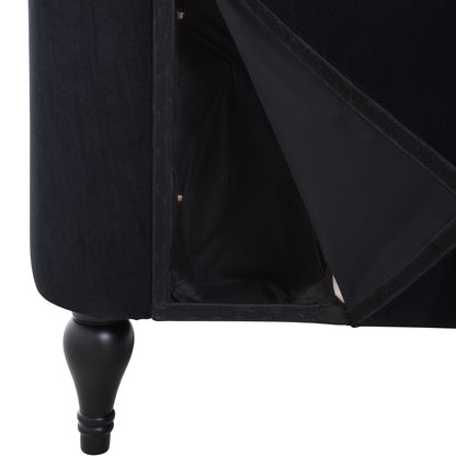 Velvet Cluster Lounge Chair Gray