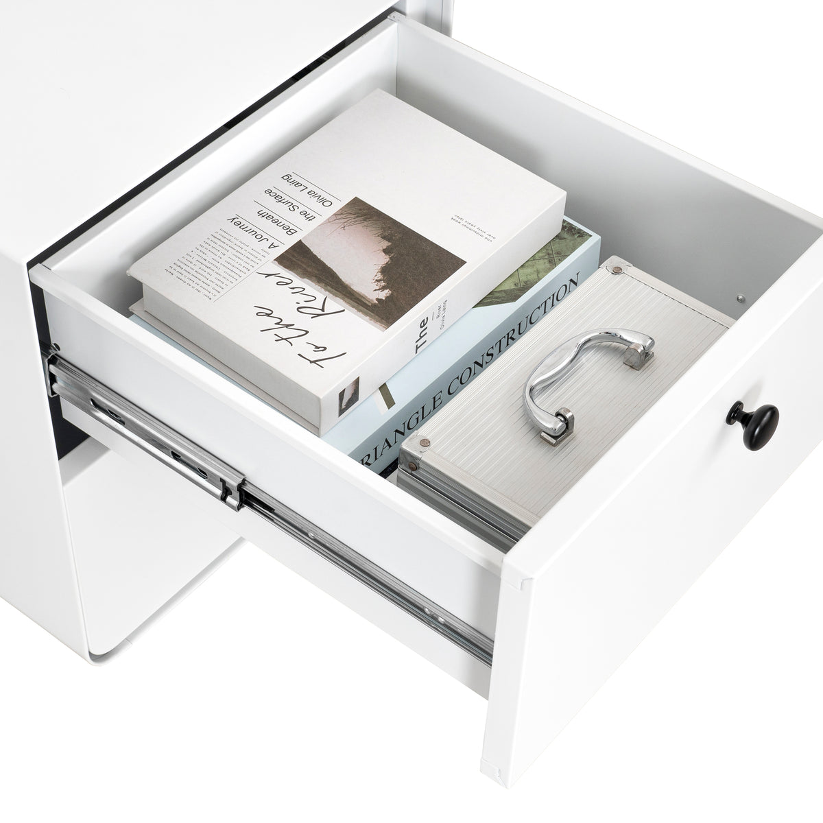 Modern Nightstand Cabinet with Storage