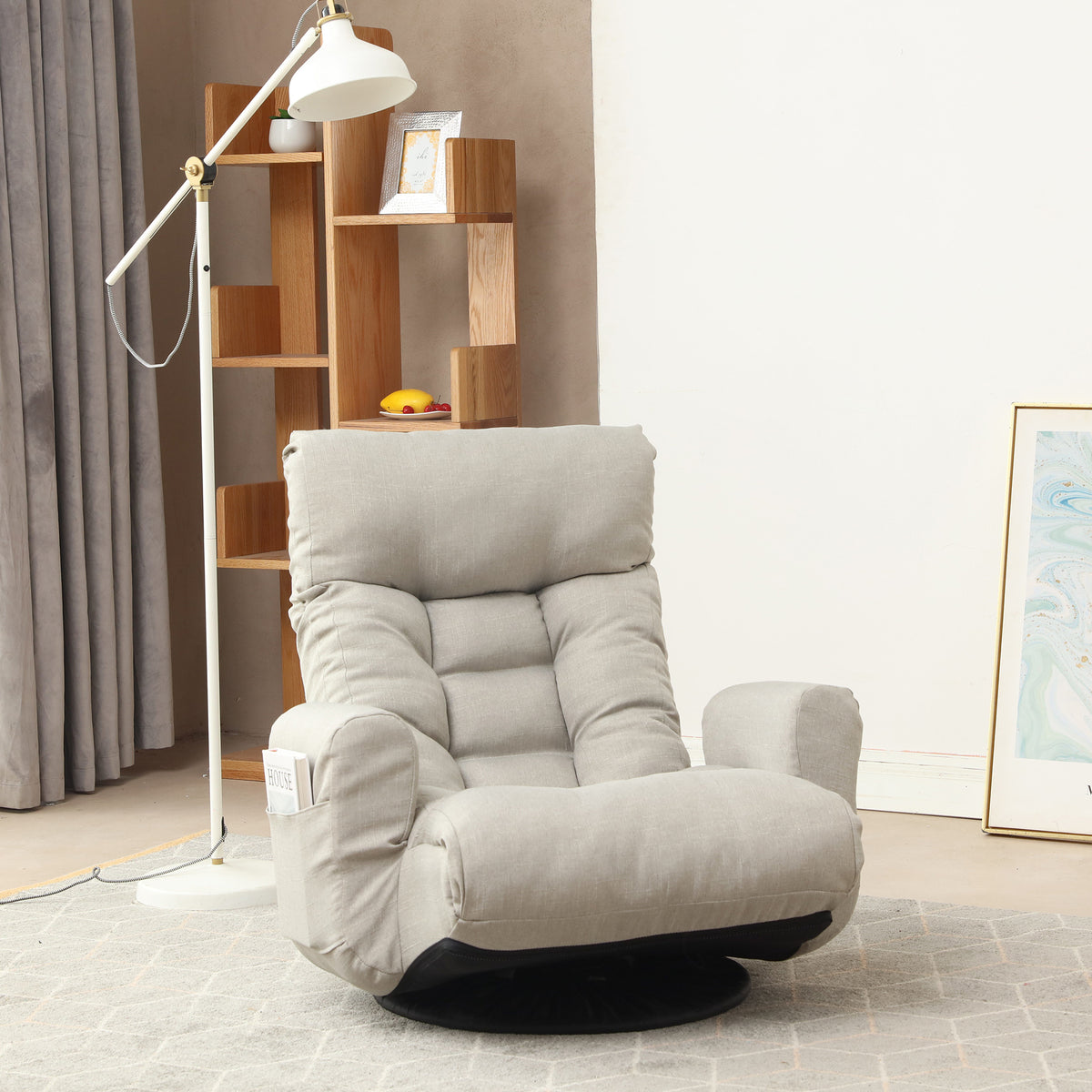 Adjustable Lounge Sofa Chair Gray