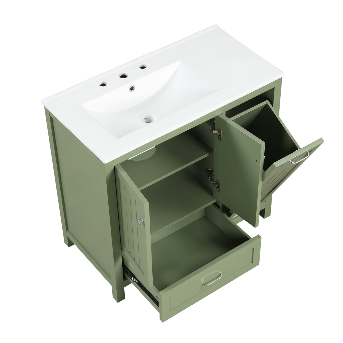 36-Inch Bathroom Vanity with Sink and Drawer